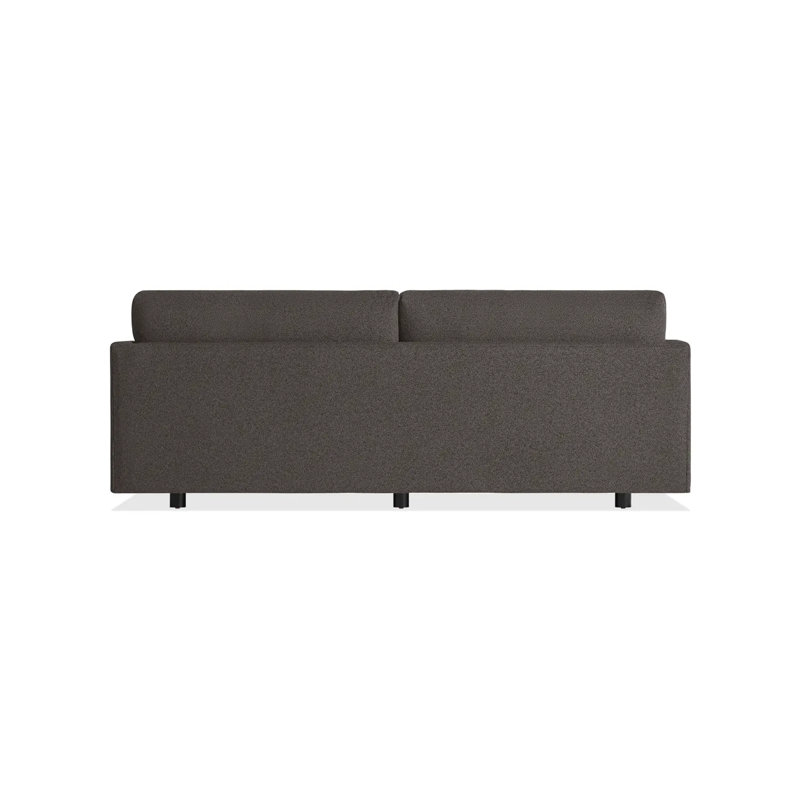 Sunday Sofa, 30" H x 82" W x 40" D, Kelso Charcoal 100% Polyester