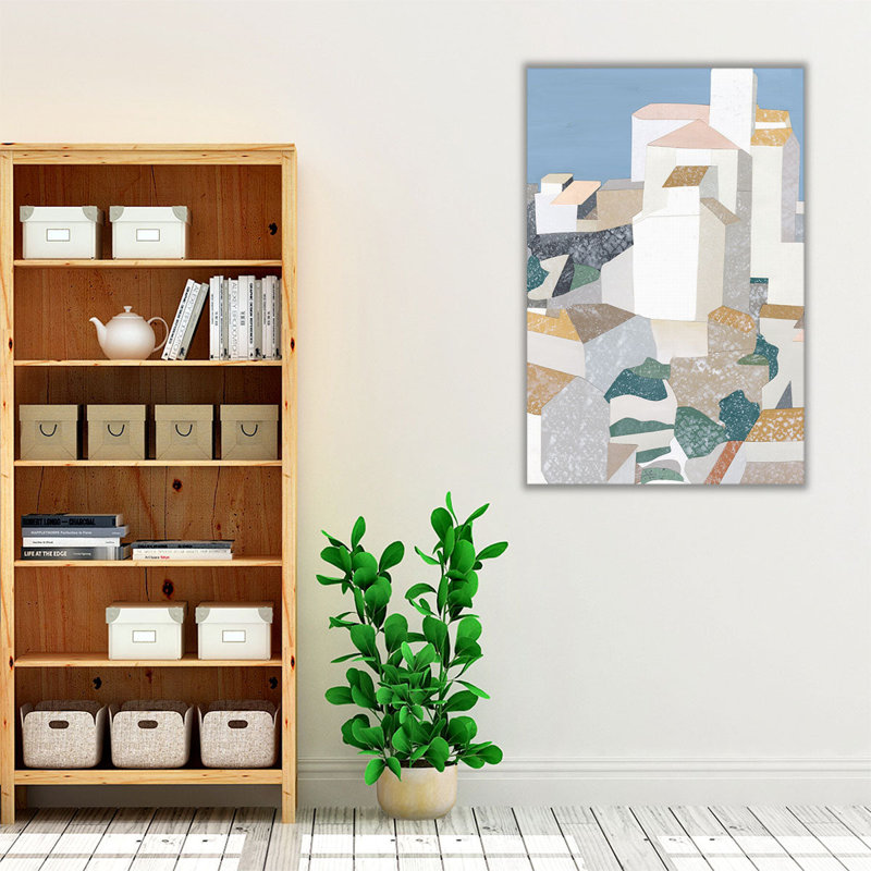 «Tuscan Village I», reproduction d'art sur toile, H 36 po x l 24 po