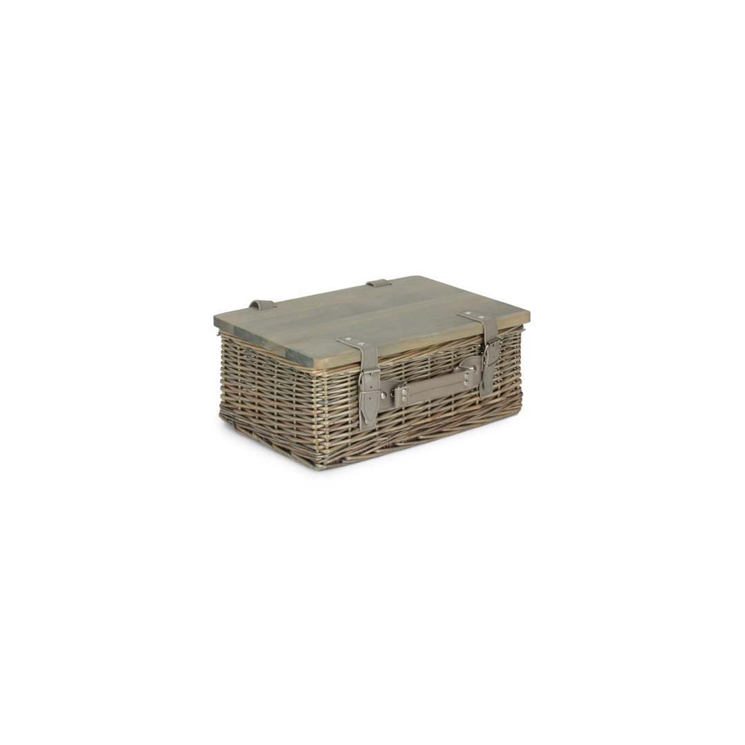 Wicker Gift or Storage Hamper Basket with Lid