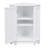 Stylish White Bathroom Triangle - Board, Adjustable Shelves, Modern Style Corner Cabinet , Build For Long-Term Use-200363975