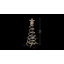Décoration de Noël d'extérieur en forme de cône en spirale 3 pi avec éclairage DEL-72385930