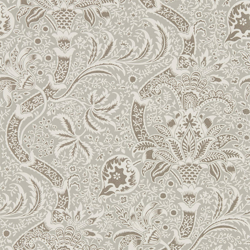 Indian Wallpaper, Gray/Pewter