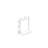 Bottom Loading Clear Acrylic T-Frame Sign Holder 4" Wide x 6'' High- Vertical/Portrait