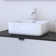 Meble Furniture 12.4'' Ceramic Rectangular Bathroom Sink with Overflow