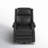 Anouschka 30.5" Wide Swivel Rocking Genuine Leather Manual Recliner-87795493