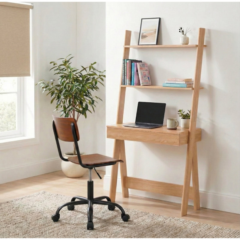 Sessimore 2-Piece Ladder Desk And Office Chair Set