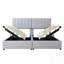 Platform Bed Upholstered Platform Bed Included Two Twin Size Beds, Hydraulic Storage Systems And Vertical Stripe Headboard-107402885