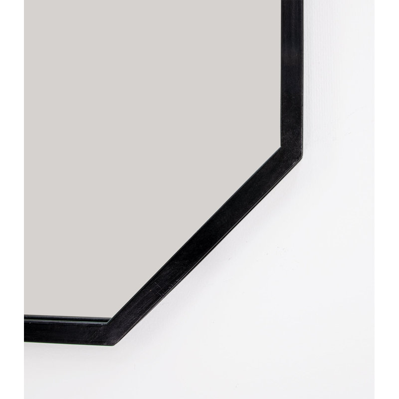 Somo Framed Mirror, Black