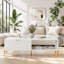 Table basse Mid-Century moderne avec tiroirs doubles-1924070325