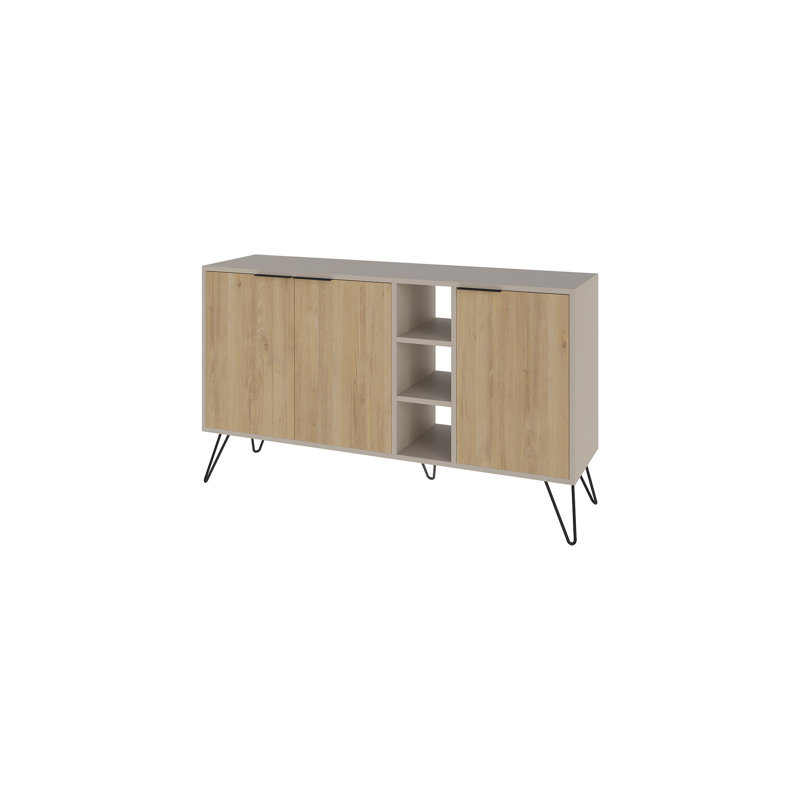 Decortie 83cm Sideboard, Sandstone Oak