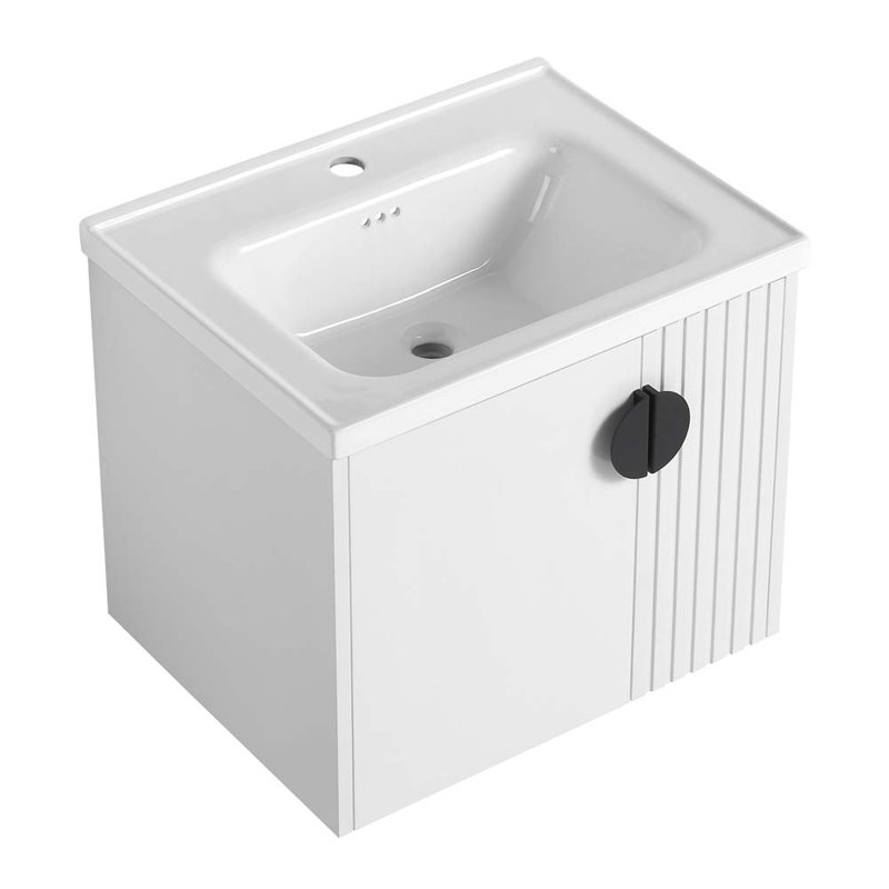Meuble-lavabo 24 po avec lavabo, Blanc