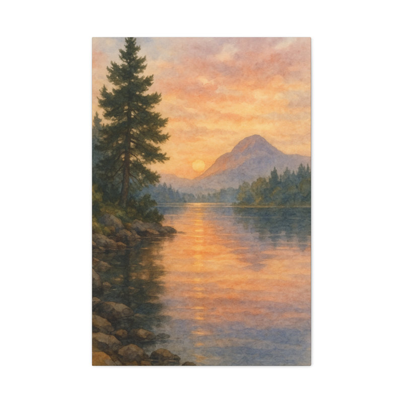 Aaroon Single Picture Frame Print on Canvas, 91.44 cm H x 60.96 cm W