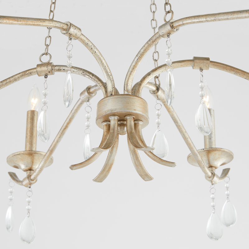 CHANDELIER Gralin 6LT 36 ", Antique Brass