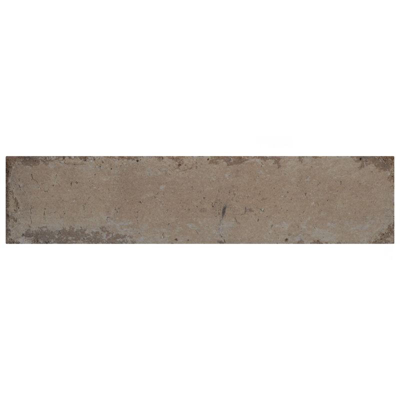 Brickyard 3 In. X 12 In. Porcelain Rustic Wall & Floor Tile, Beige