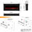Gidney Black Electric Fireplace-1656266855
