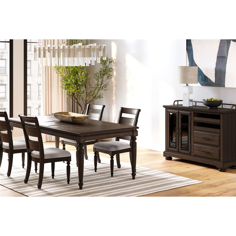 Deep Coffee Expandable Dining Table