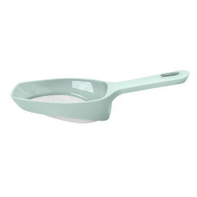 Tovolo Scoop and Sift 1-Cup Flour Sifter with Fine 20-Mesh Sieve, Blue Haze