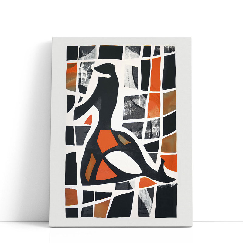 Geometric Aviary - Canvas Print Wall Art, 48" H x 36" W