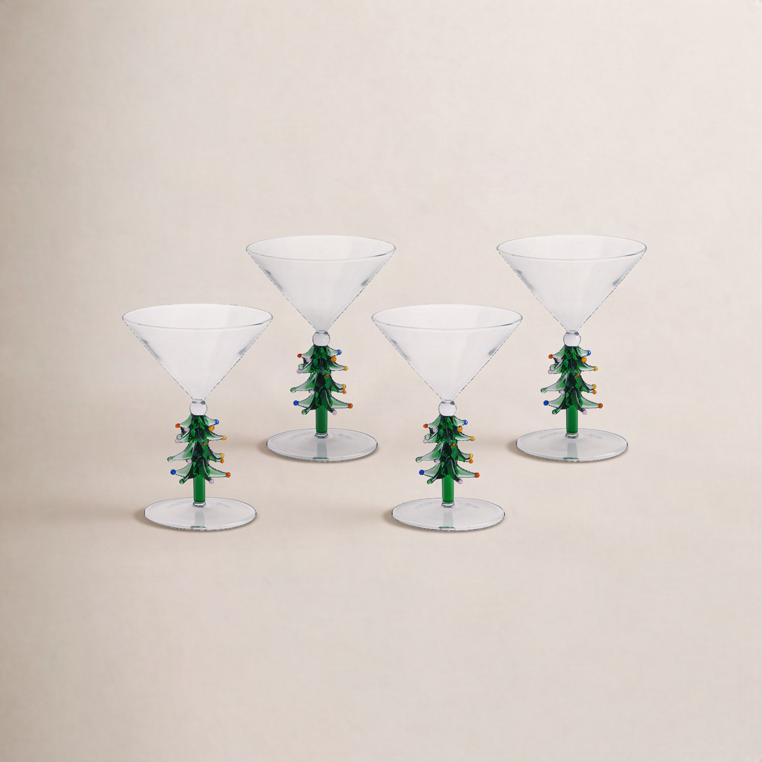 Leihlani Martini Glass, Green