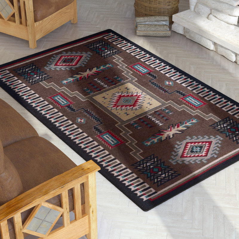 Busselton Southwestern Indoor Rug, Rectangle 5'4" x 7'8"