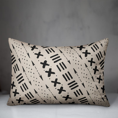 Tribal Pattern Outdoor Lumbar Pillow