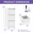 3 Drawer Metal Vertical File Cabinet With Lock Office Home Steel Vertical File Cabinet For A4 Legal/Letter Size3-1820257673