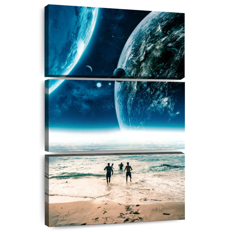 Kelan Lifes A Beach, 57" H x 36" W