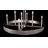 Padrino 8-Light Chandelier In Brass-98486366