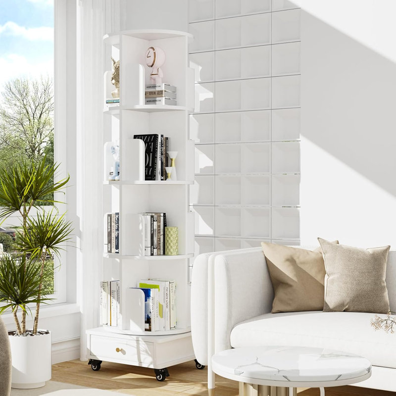 40cm W Bookcase, 57 ″H x 15.7 ″W x 15.7″ D