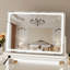 Miroir de coiffeuse à DEL avec lumières, miroir de maquillage tactile à intensité variable 18 po x 13 po-965679097