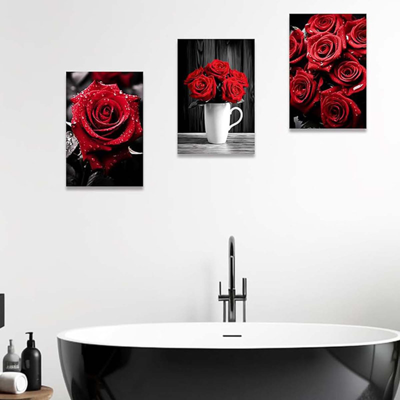 3 Piece Wrapped Canvas Print, 60 cm H x 120 cm W
