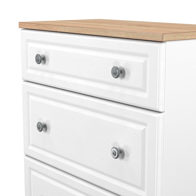 74cm W 3 - Drawer Chest of Drawers, White