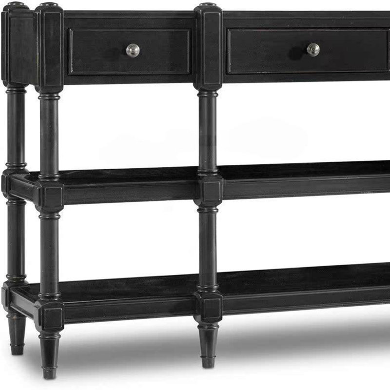 Console rétro avec tiroirs