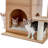 45.4" Wooden Luxury Multi-Level Cat Tree
