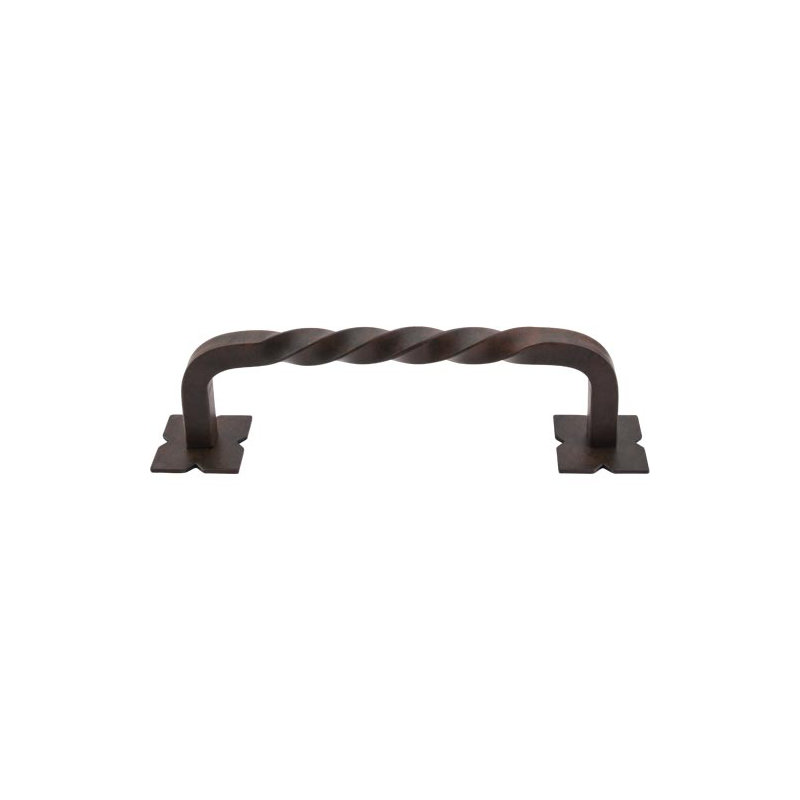 Twist 8" Center to Center Appliance pull, Patina Black, 8" Center to Center