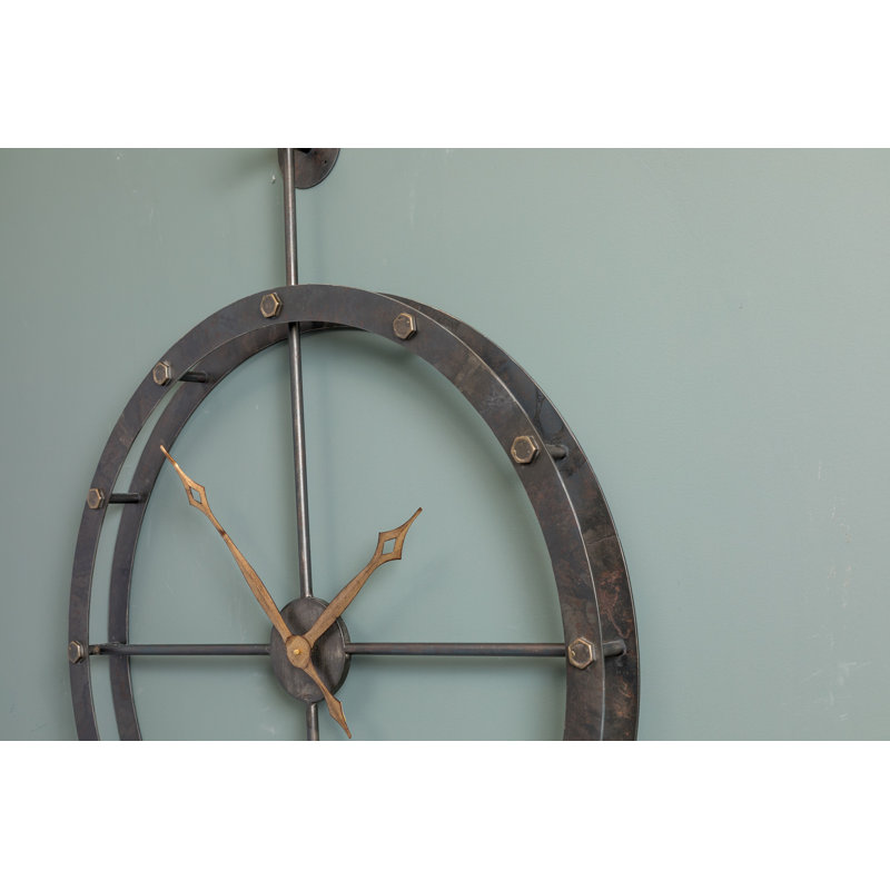 Metal Analog Wall Clock