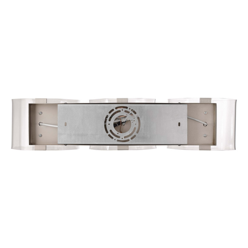 Éclairage pour meuble-lavabo Kunz, Nickel brossé