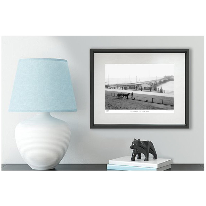 Hastings, The Pier 1890 by Francis Frith - Single Picture Frame Print, 28cm H x 36cm W x 2.3cm D