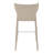 Divinia Bar Stool In Gray Regenerated Leather - Set Of 2-78040271-87285355