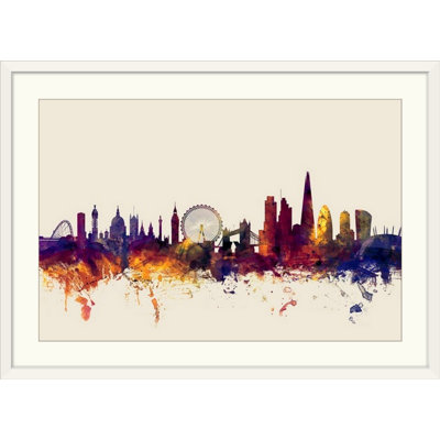 «London England Skyline» par Francy, impression