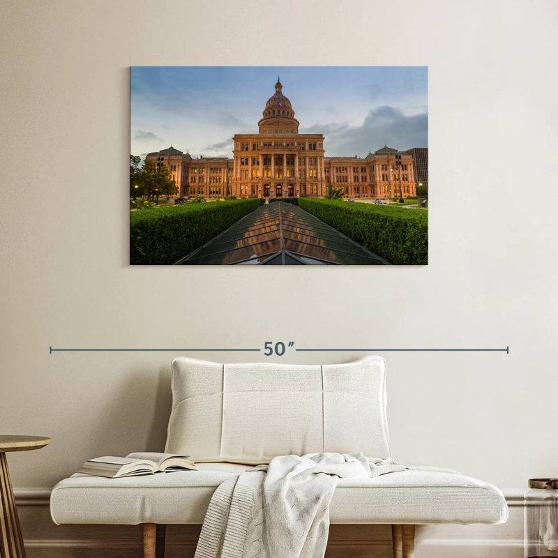 Kavia Austin, Texas Capitol, H 26 po x l 39 po