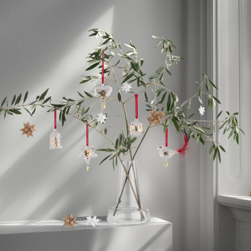 Ann-Sofi Romme Annual Christmas Bird 2024 Small Clear