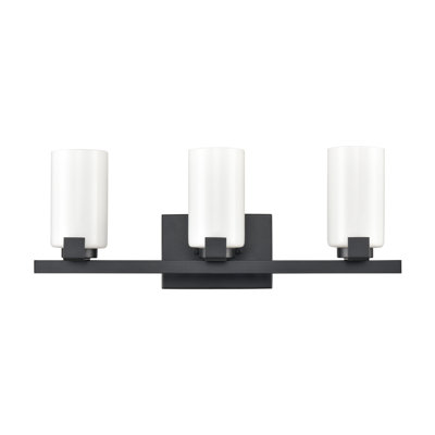 Dressler 22'' Wide 3-Light Vanity Light - Matte Black