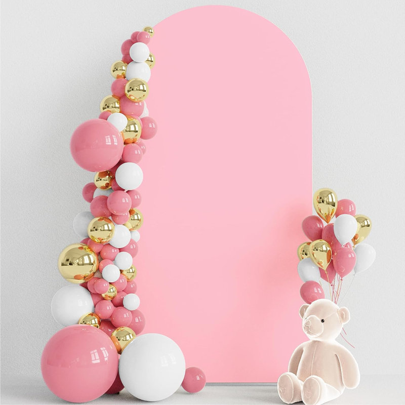 Plastique, H 79,2 po x l 39,6 po x P 5 po, Rose