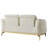 Penright Loveseat Cream-812643098