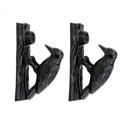 Woodpecker Shaped Brass Door Knocker