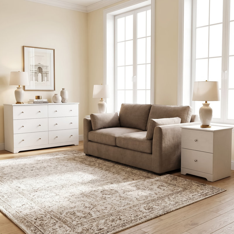 Blaklee 2 Pieces Bedroom Set, White