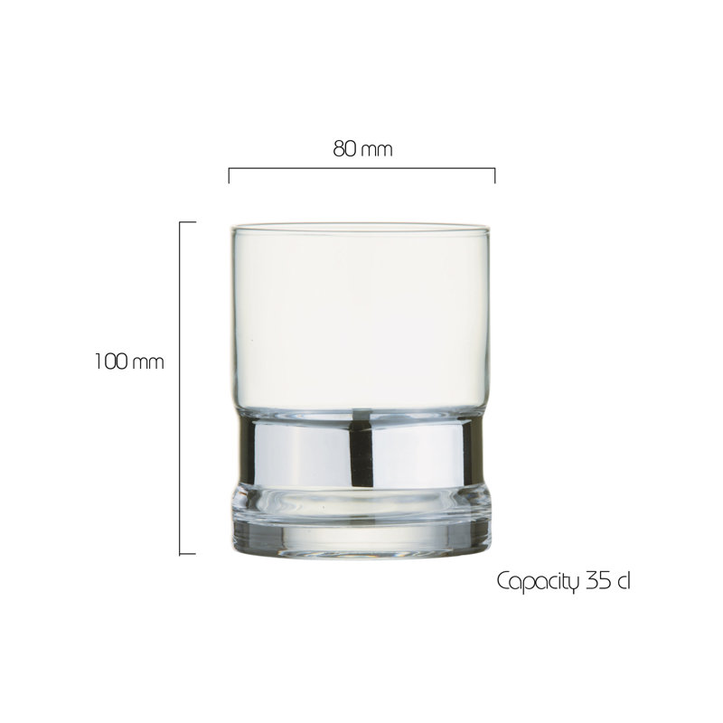 SoHo DOF Tumblers, Silver