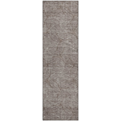 Premium Machine Washable Prisco Taupe Rug