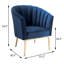Fauteuil en velours l 31 po Lyli-1597956574